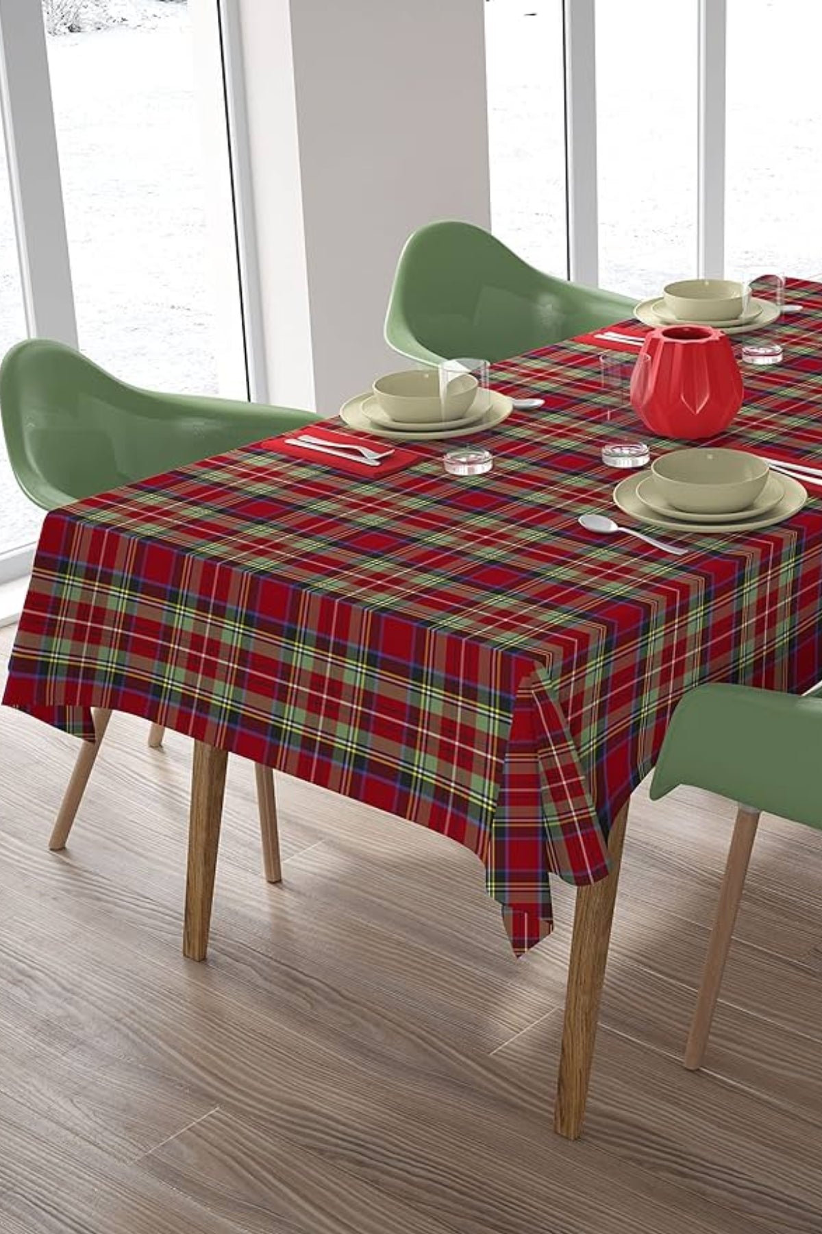Arbuthnot Modern Tartan Plaid Tablecloth