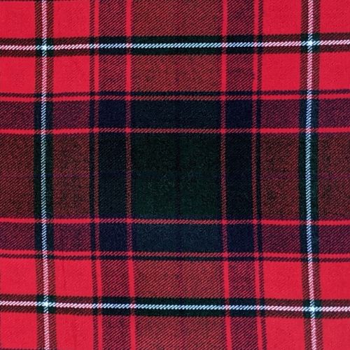 Roxburgh Red tartan swatch