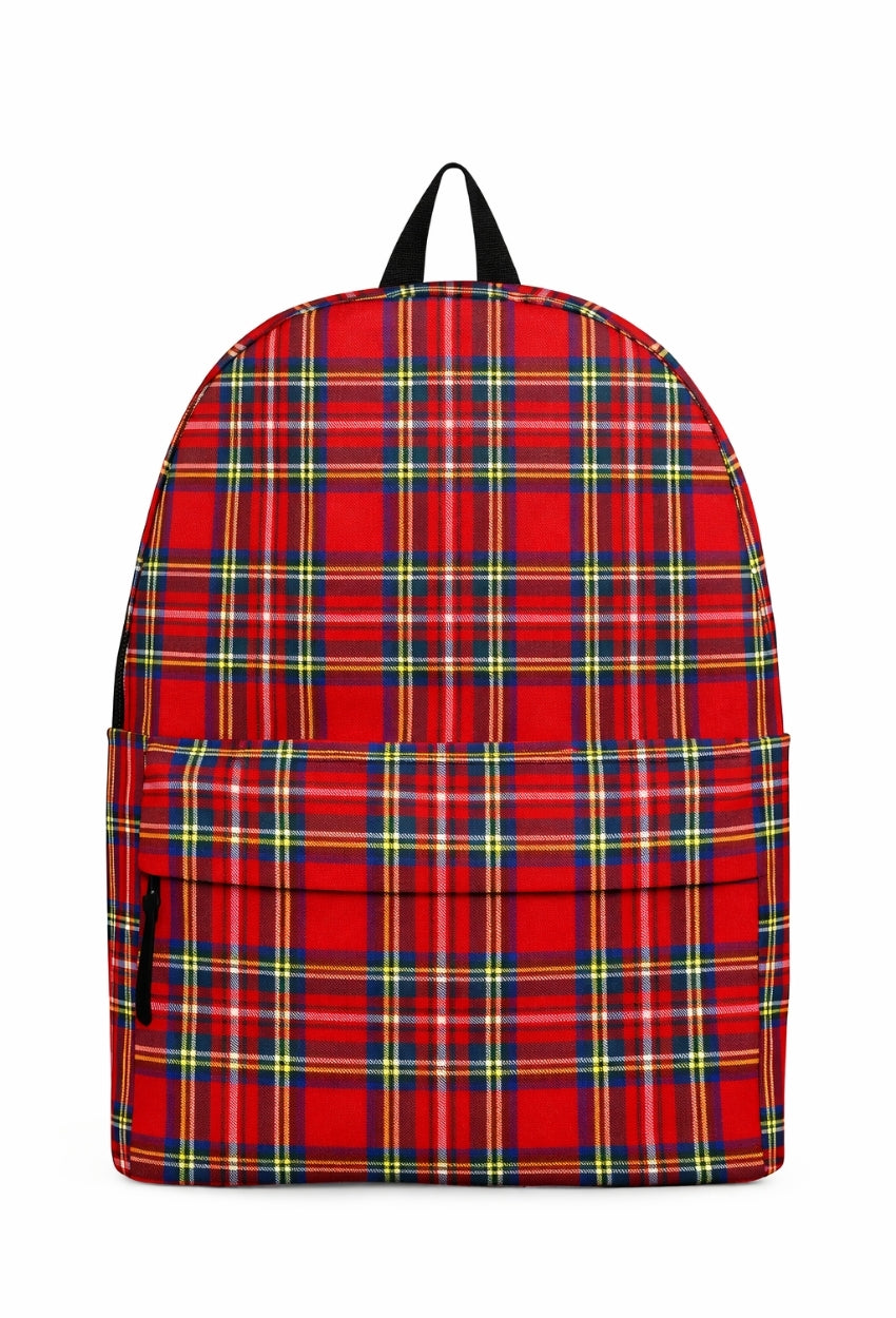 Royal Stewart Plaid Backpack