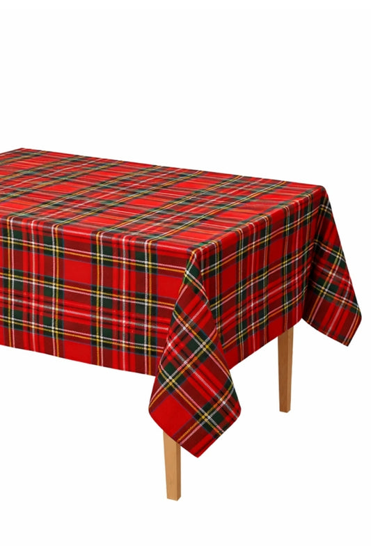 Royal Stewart Rectangular Tartan Tablecloth