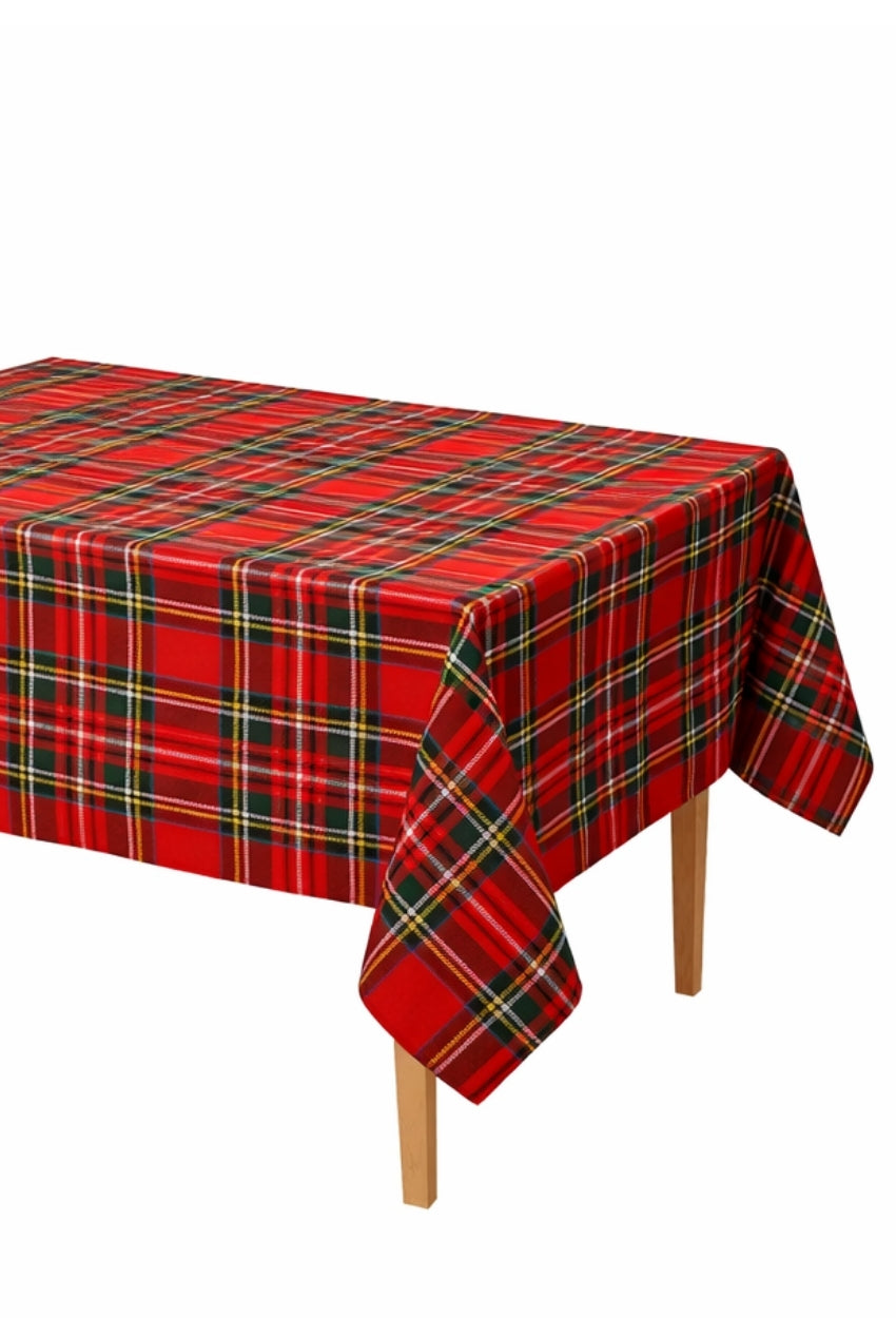 Royal Stewart Rectangular Tartan Tablecloth