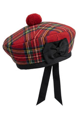 Royal Stewart Tartan Balmoral Hat