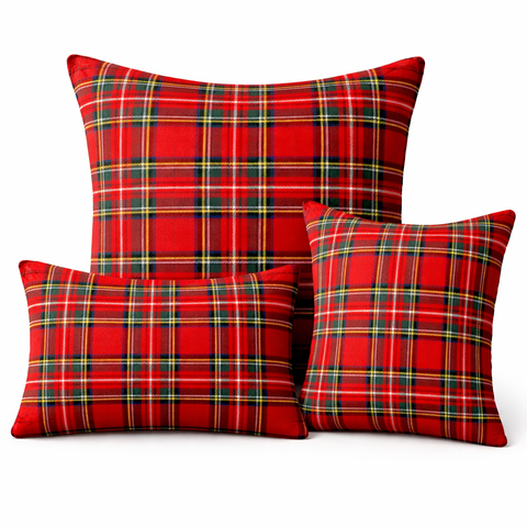 Royal Stewart Tartan Cushions & Pillows Covers