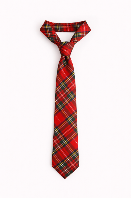 Royal Stewart Tartan Narrow Tie