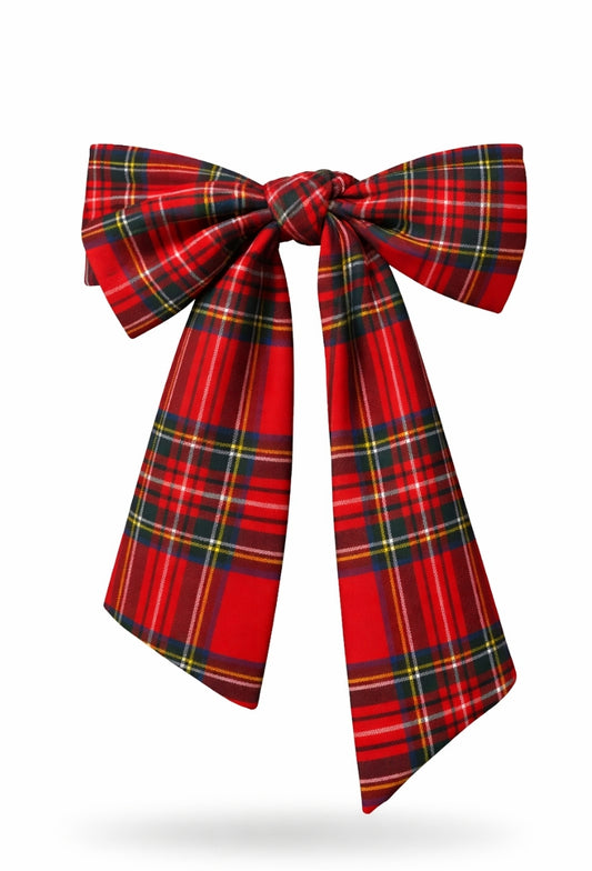Royal Stewart Women's Tartan Bow Belt