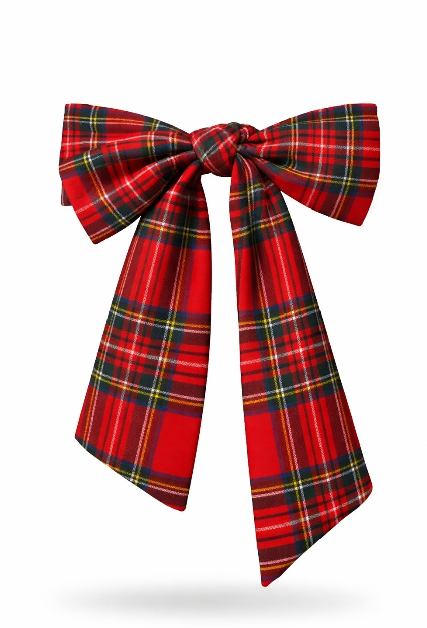 Royal Stewart Women's Tartan Bow Belt