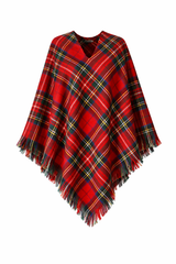 Royal Stewart Women's Tartan Poncho
