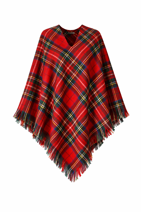 Royal Stewart Women's Tartan Poncho