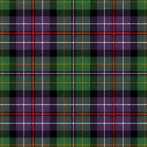 Rust tartan swatch
