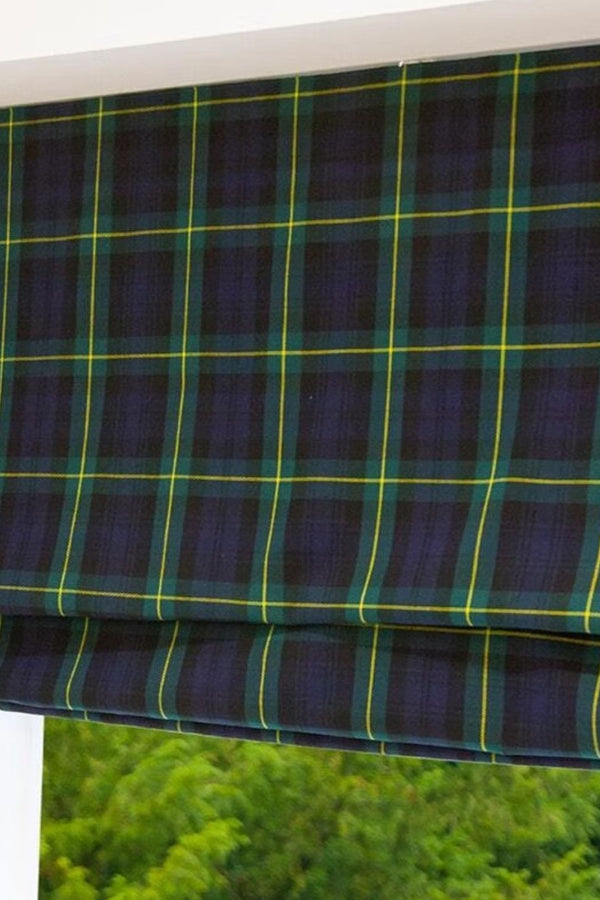 Tartan Roman Blinds