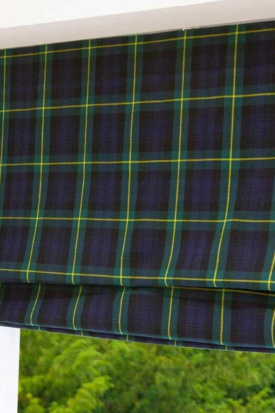 Tartan Roman Blinds