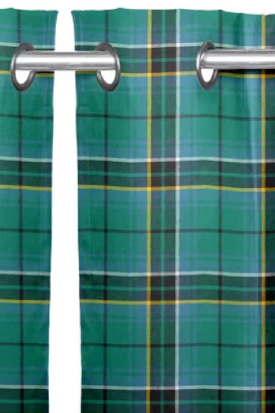 Eyelet Plaid Curtains