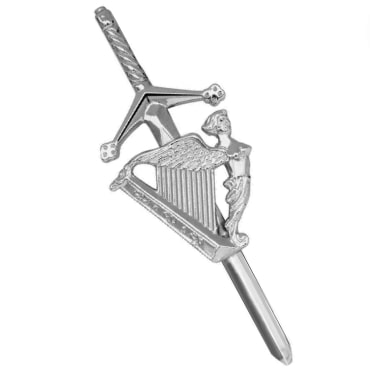 Lady Harp Kilt Pin