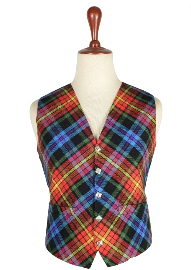 Bias Cut Tartan Vest - Revamp Your Wardrobe | Scottish Kilt™