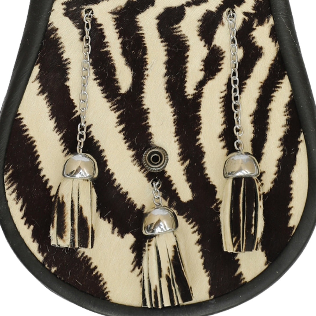 Semi Dress Zebra Sporran tassels