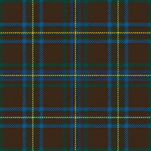 Shawl West Virginia tartan swatch