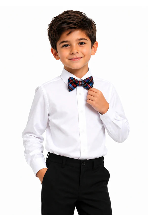 MacDonald Signature Boy's Tartan Bow Tie