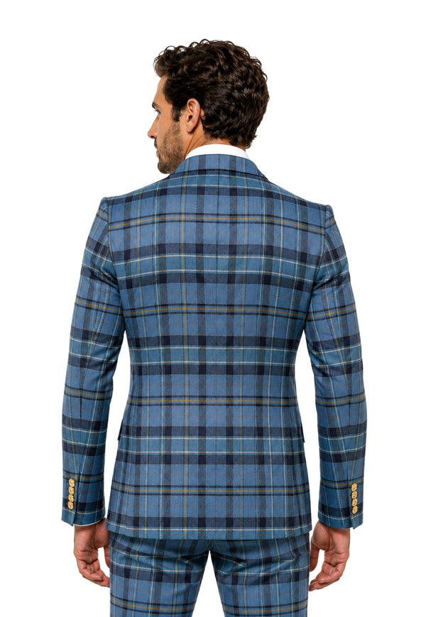 MacLeod of Lewis Skinny Double-Breasted Tartan Jacket