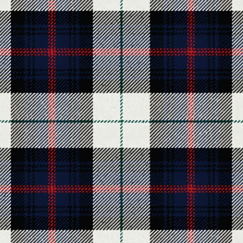 Sutherland Dress Royal Blue Tartan swatch