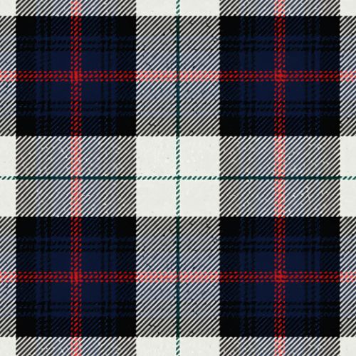 Sutherland Dress Royal Blue Tartan