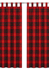 Tab Top Tartan Curtains