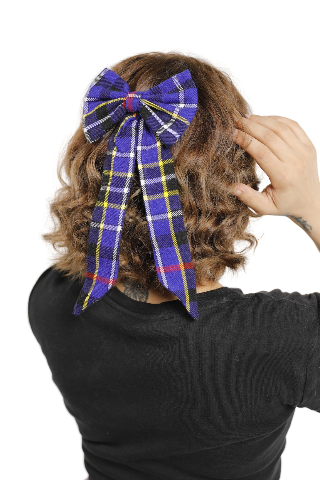 Tartan_Bow_Barrette_Clip