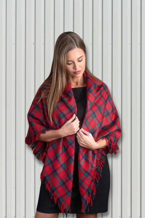 Buchanan Women's Tartan Shawl