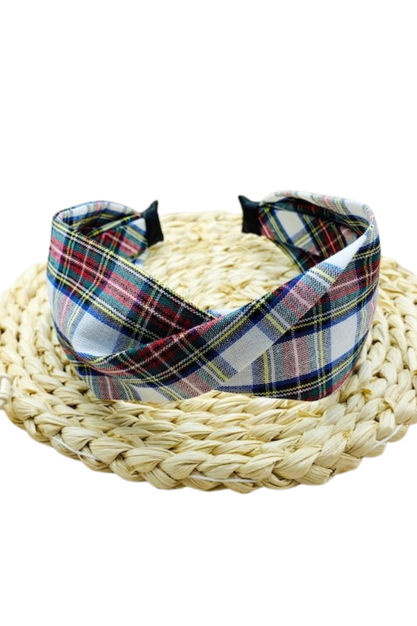 Tartan Twisted Headband