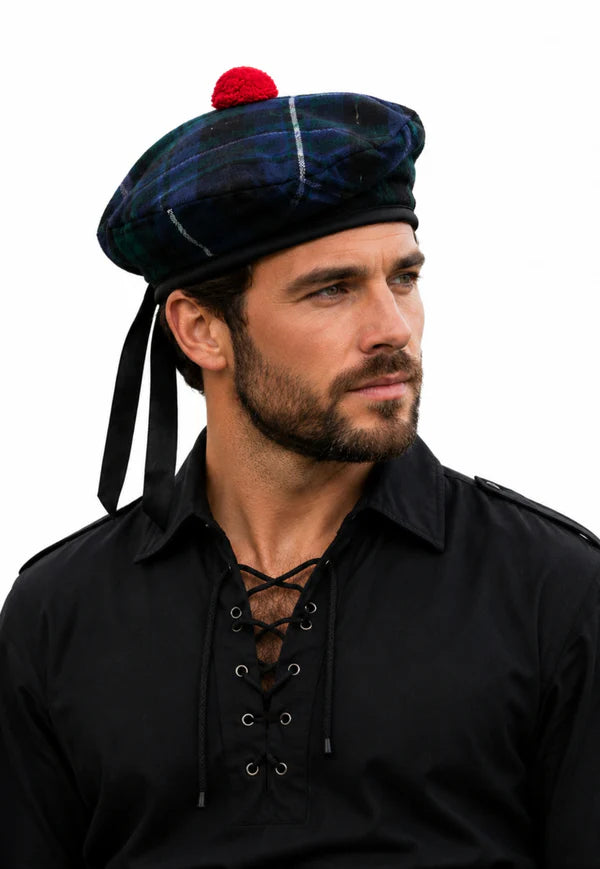 Black Watch Tartan Balmoral Hat