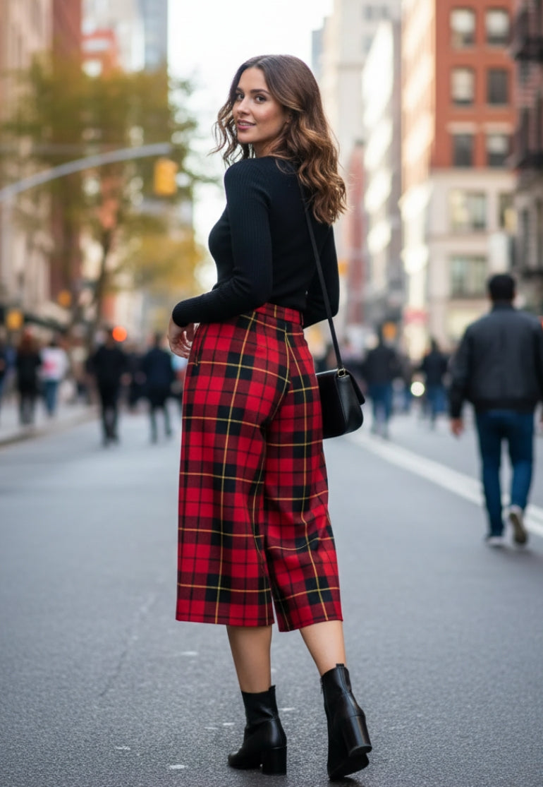 Tartan Culottes for women
