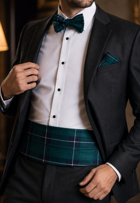 Tartan Cummerbund & Bow Tie Set