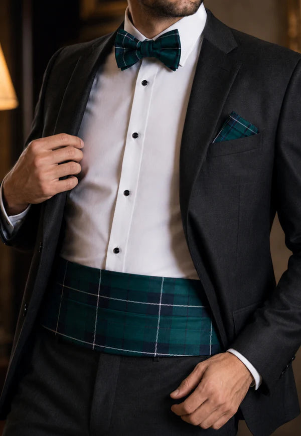 MacLeod of Lewis Tartan Cummerbund & Bow Tie Set