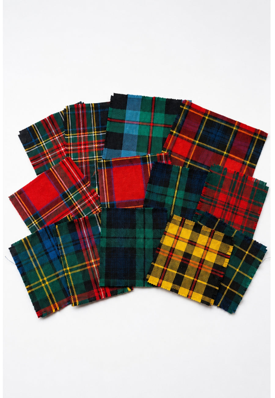 Tartan Off Cuts - Remnants Per KG