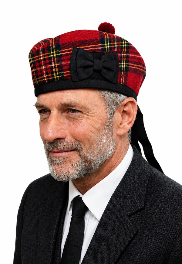 Black Watch Tartan Glengarry Hat