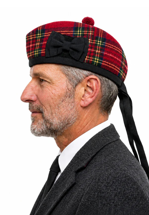 Black Watch Tartan Glengarry Hat