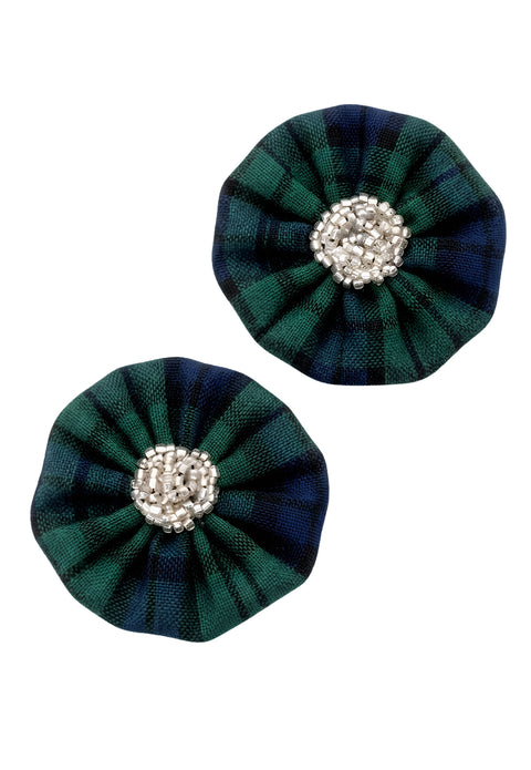Tartan Hairbrooch Clip (Set of two)