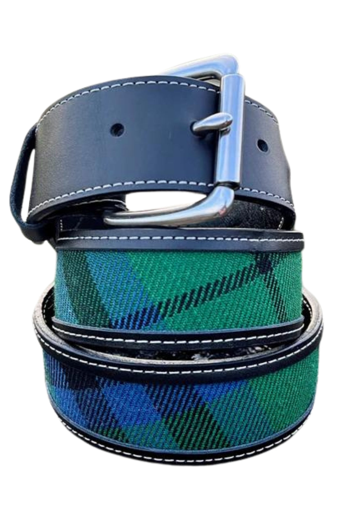 Black Leather Belt Lothian Design