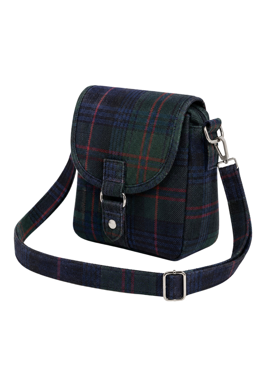 Black Watch Tartan Messenger Mini Bag