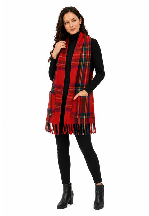 MacKenzie Tartan Pocket Scarf