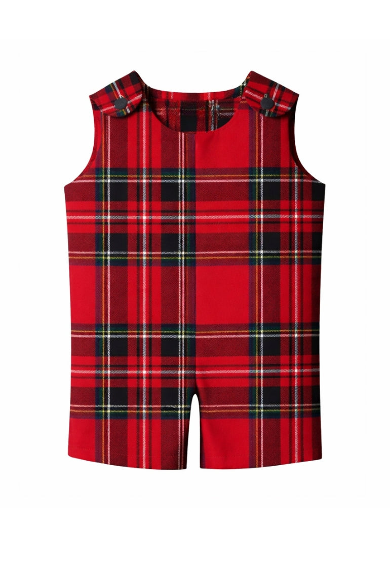 Baby Tartan Romper Suit