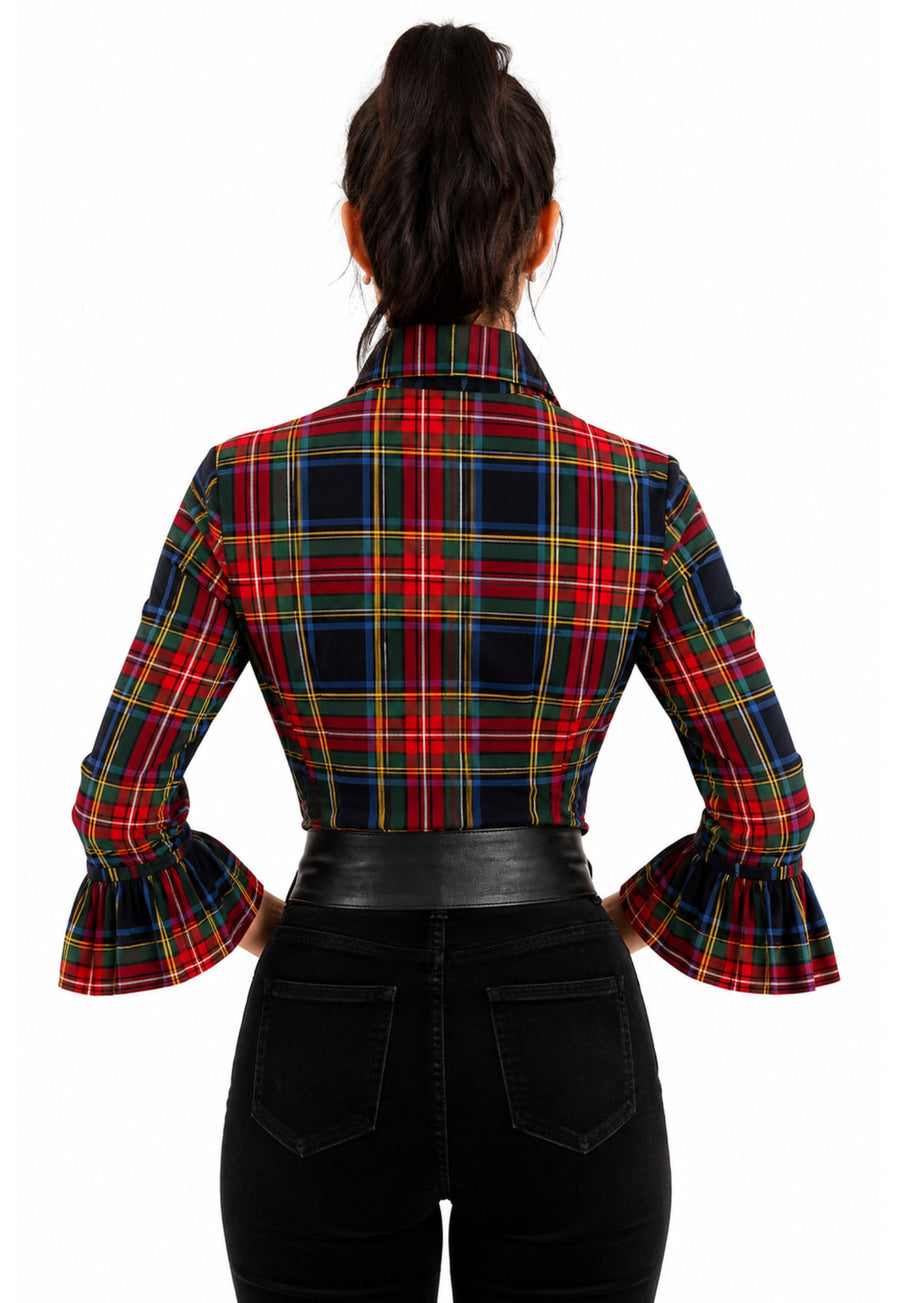 Tartan Scott Priss Blouse