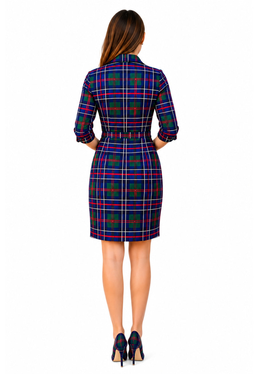 Tartan Scott Twist & Shout Dress