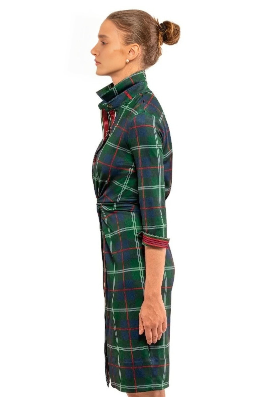 Tartan Scott Twist & Shout Dress -right side