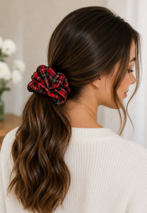 Wallace Tartan Scrunchie