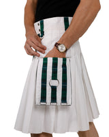 Closeup of Tartan Strider Utility Kilt
