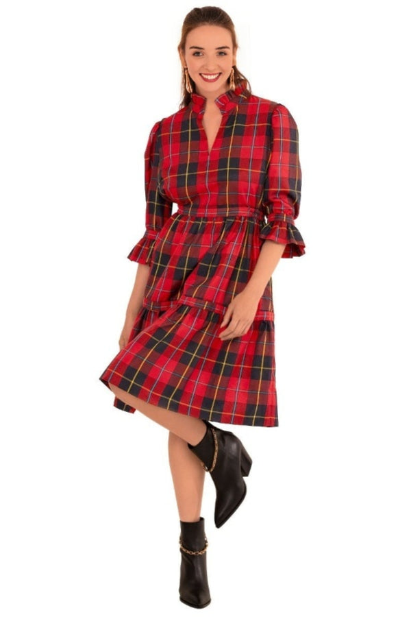 Women's Tartan Plaid Dresses Scottish Kilt Women's Tartan Plaid Dresses Scottish Kilt