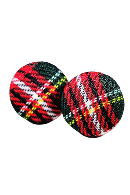 Buchanan Tartan Stud Earrings