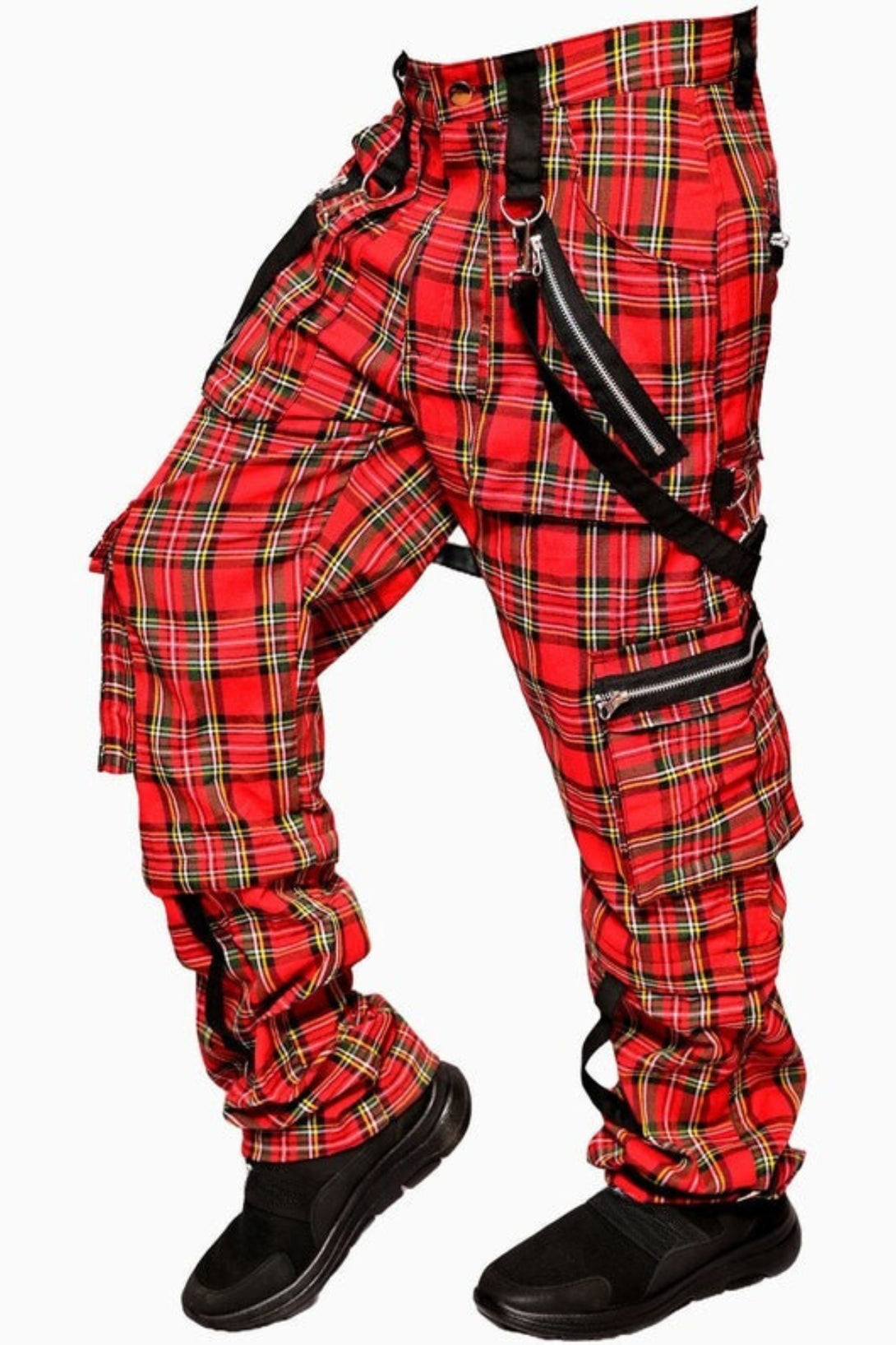 Unisex Gothic Plaid Pants