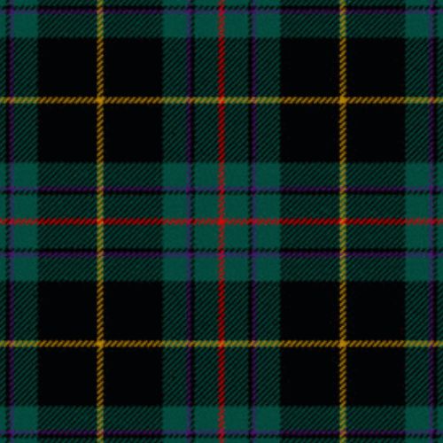 Vipont Yellow line tartan swatch