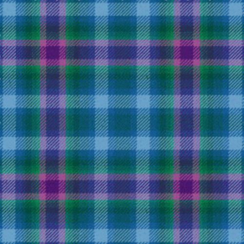 Virginia (USA) tartan swatch